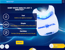 Tablet Screenshot of ionic-white.com